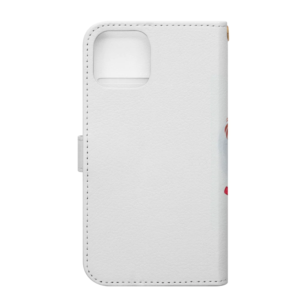 nanaの癒しのわんちゃんグッズ Book-Style Smartphone Case :back