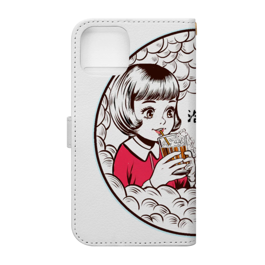 UNchan(あんちゃん)    ★unlimited★のブクブクシスターズの泡泡祭り Book-Style Smartphone Case :back