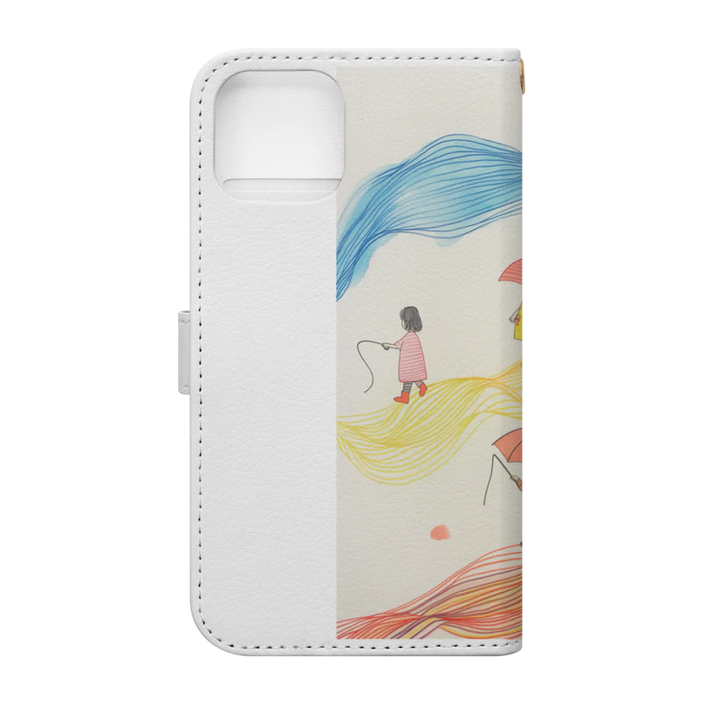 NT57(no title 57)の虹の架け橋 Book-Style Smartphone Case :back