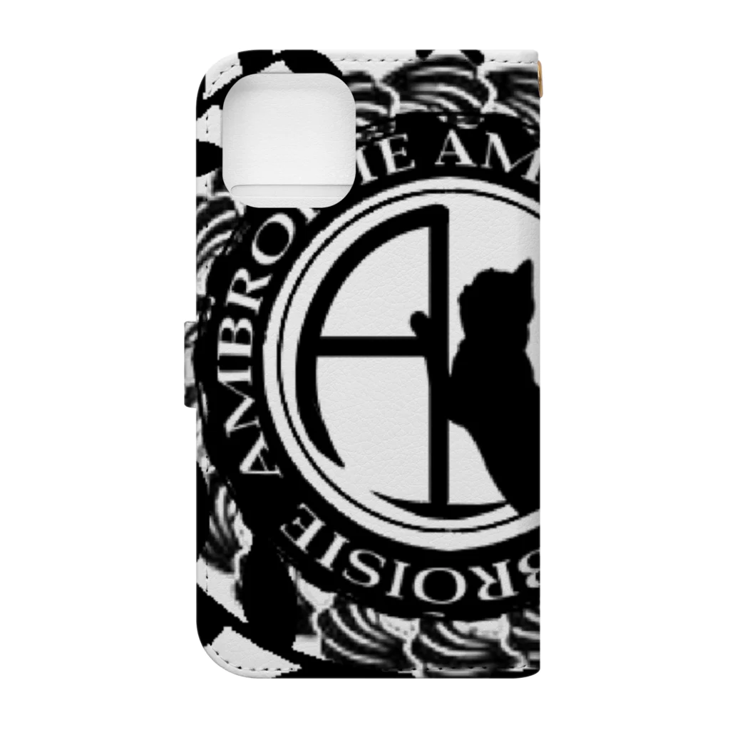 Ambroisie-officialのAmbroisie 公式グッズ 第一弾 Book-Style Smartphone Case :back