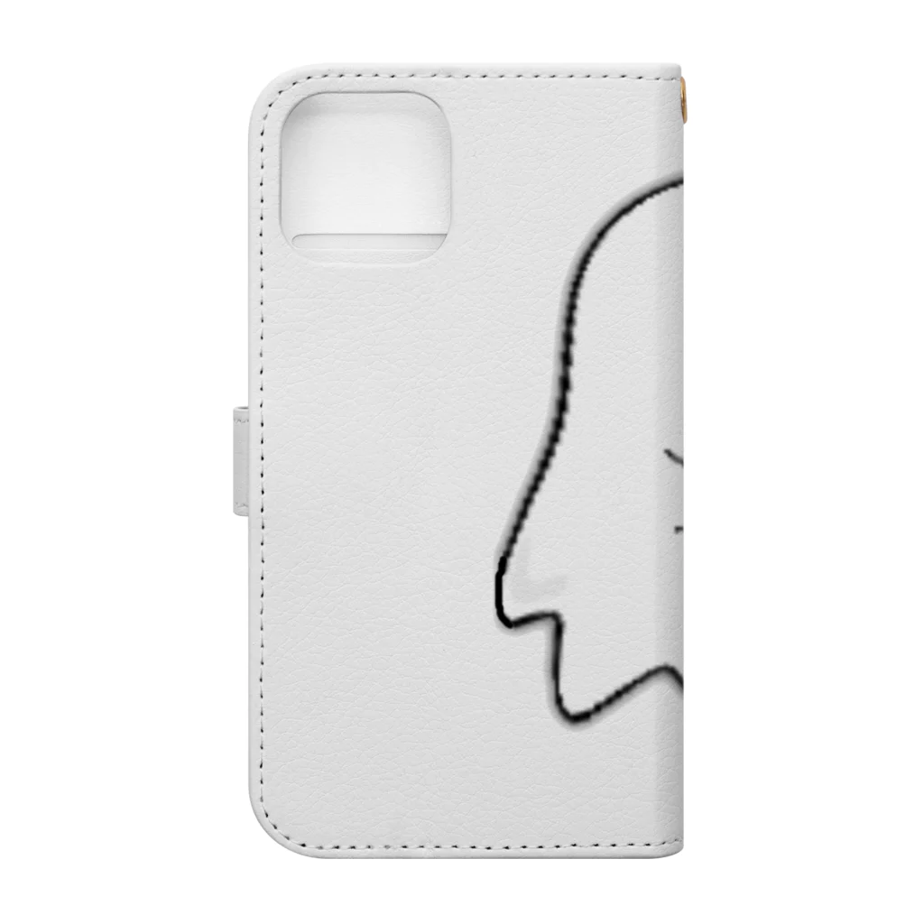 g_bのお化けこわい Book-Style Smartphone Case :back