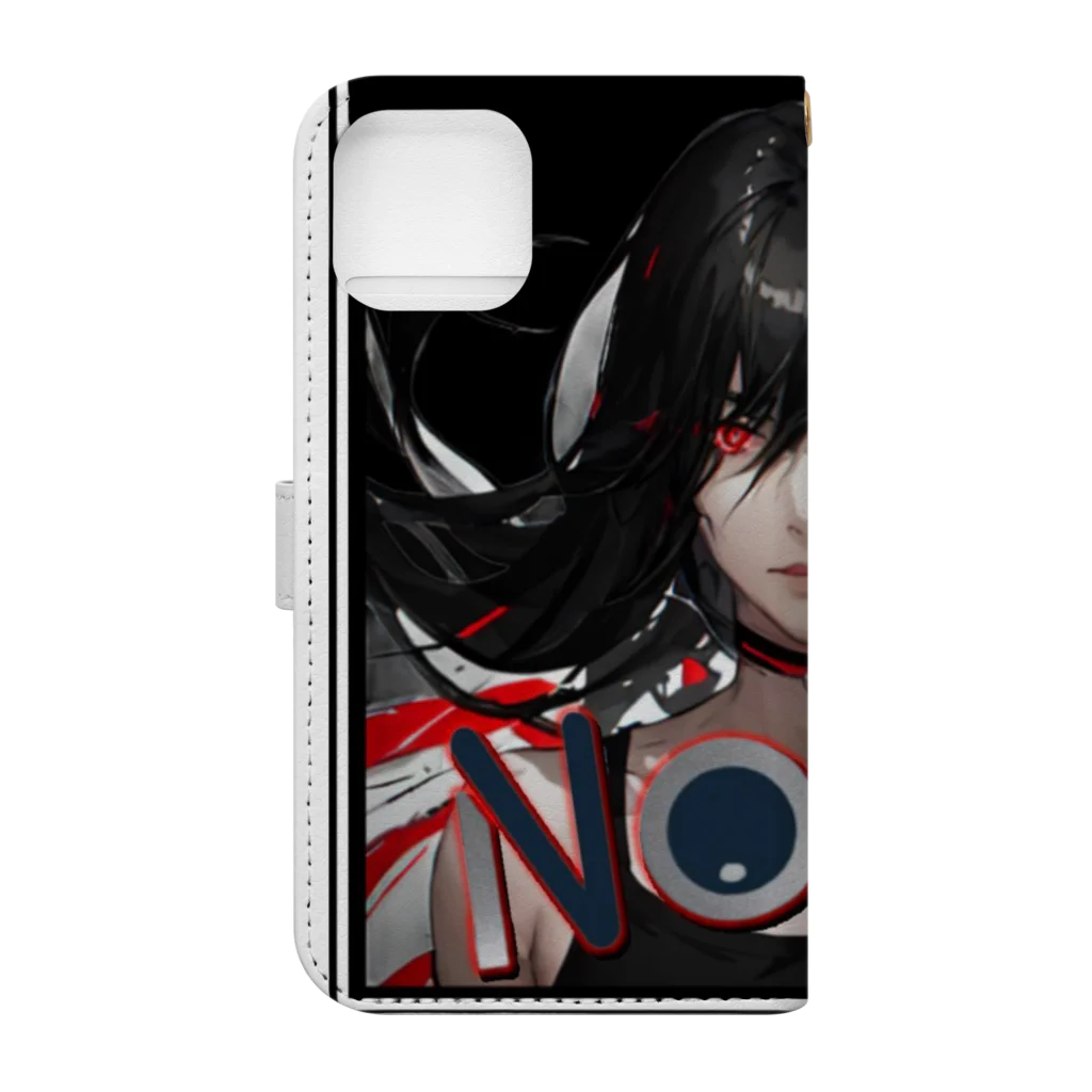 NOBI オリジナルクリエイトストアのNOBI2次元シリーズ Book-Style Smartphone Case :back