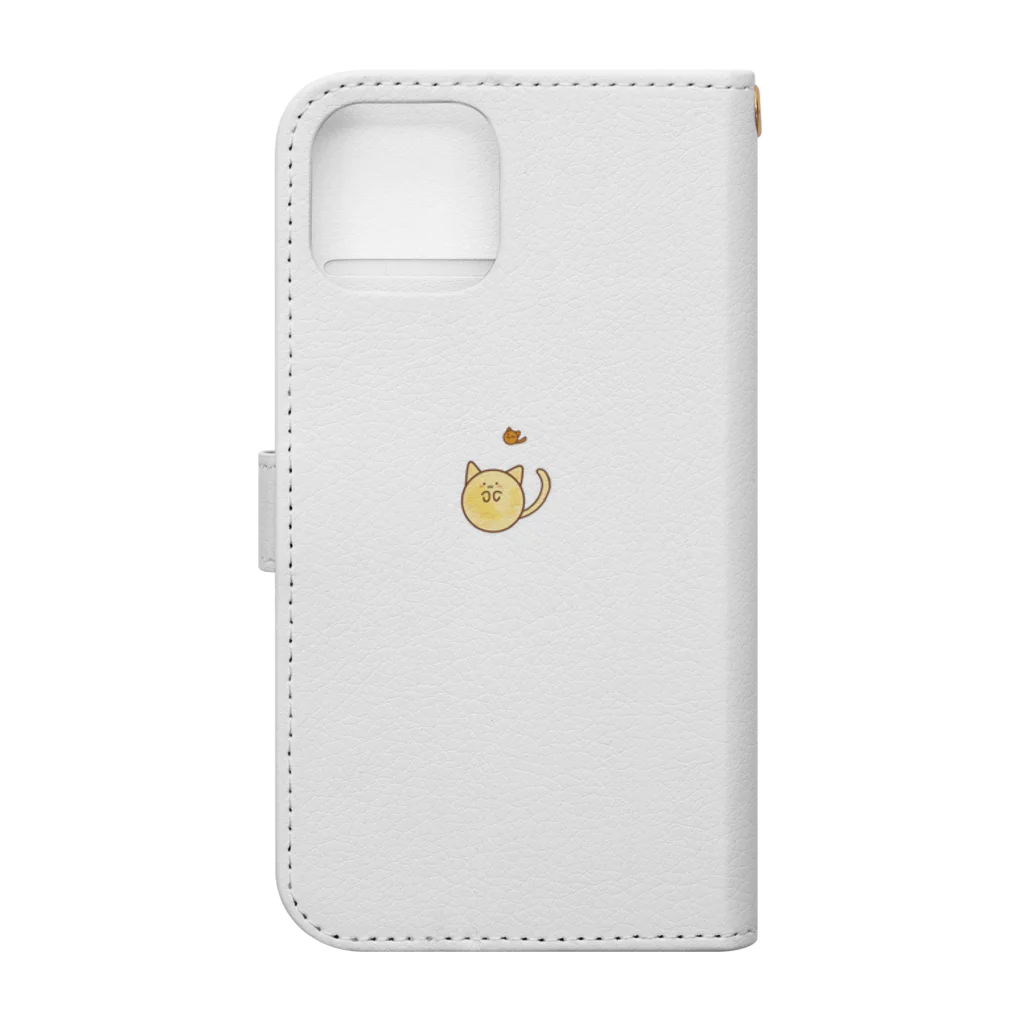 VBの惑星ねこシリーズ「むーんきゃっと」 Book-Style Smartphone Case :back