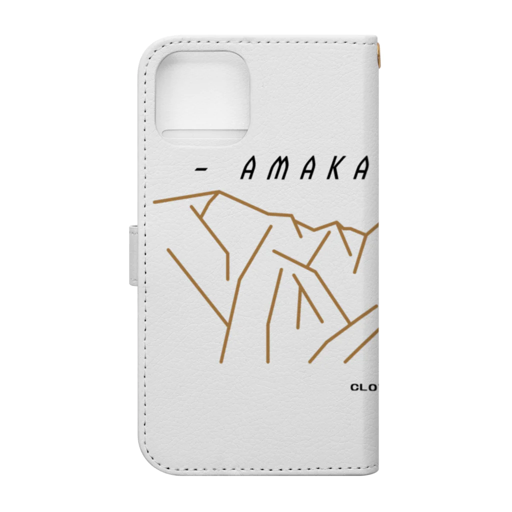 CLOVER🍀EFFECTの雨飾山 Book-Style Smartphone Case :back