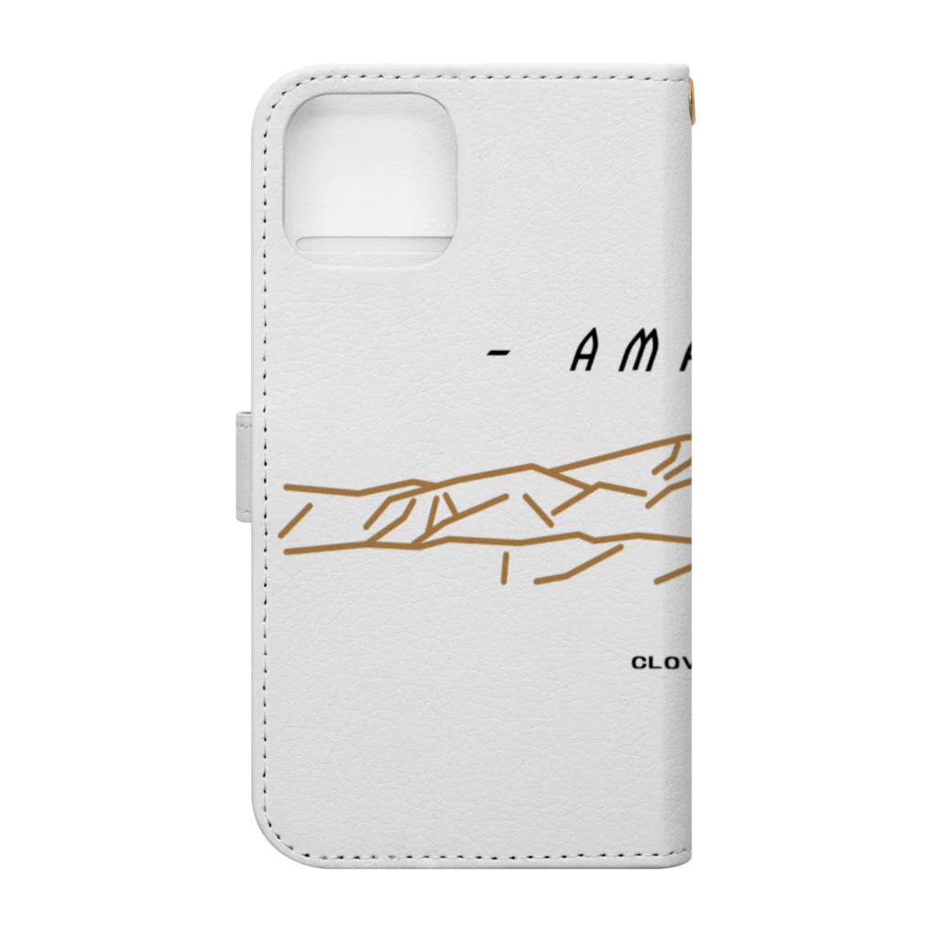 CLOVER🍀EFFECTの天城山 Book-Style Smartphone Case :back