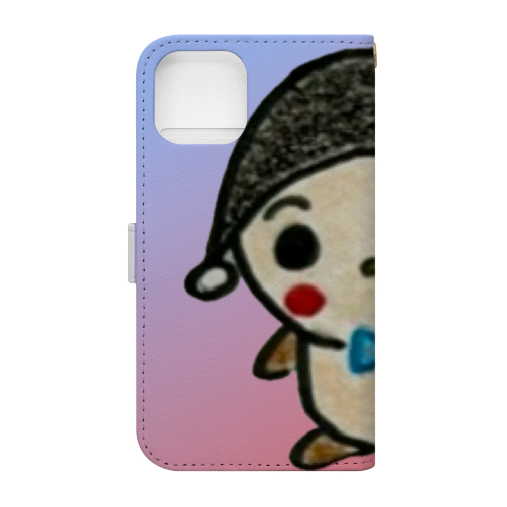 rich_miltのアデルくん Book-Style Smartphone Case :back