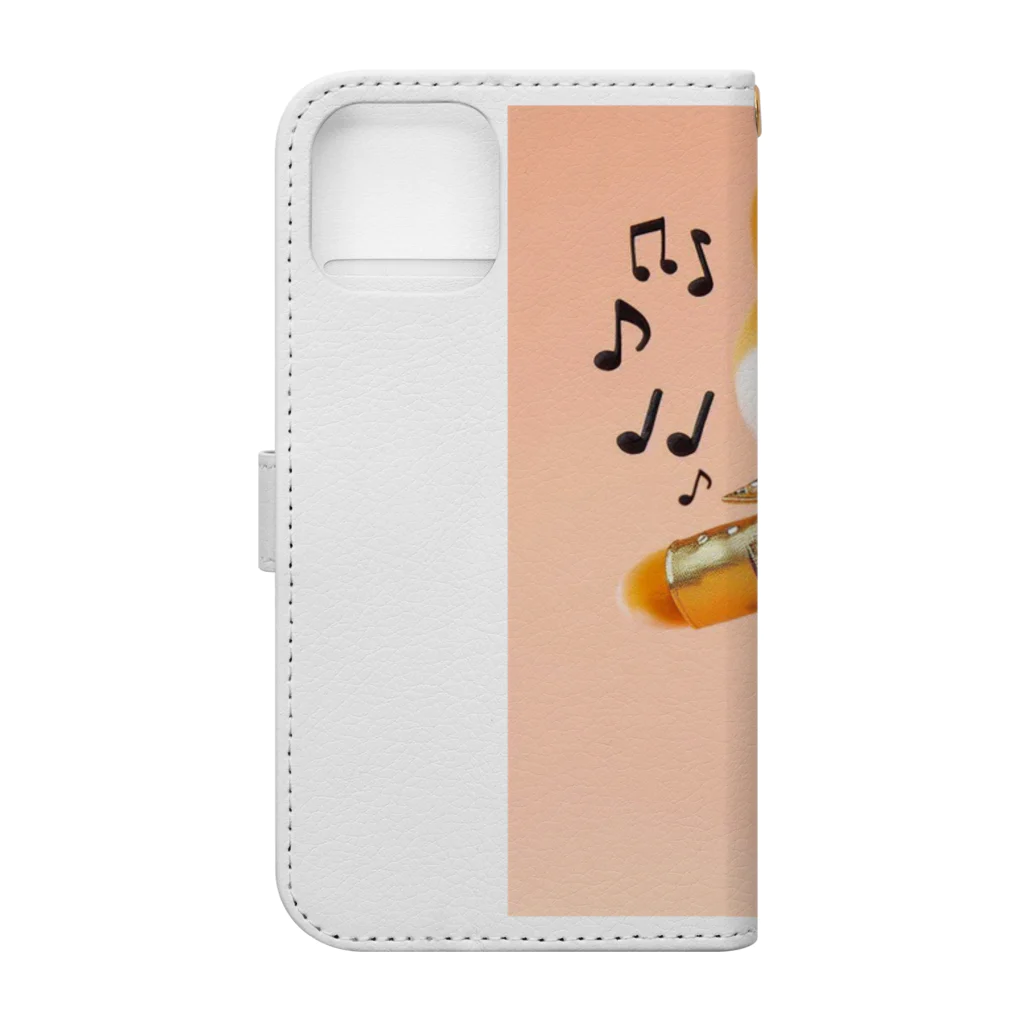 dcgnori／ワンコ画像の歌うワンコ、２ Book-Style Smartphone Case :back