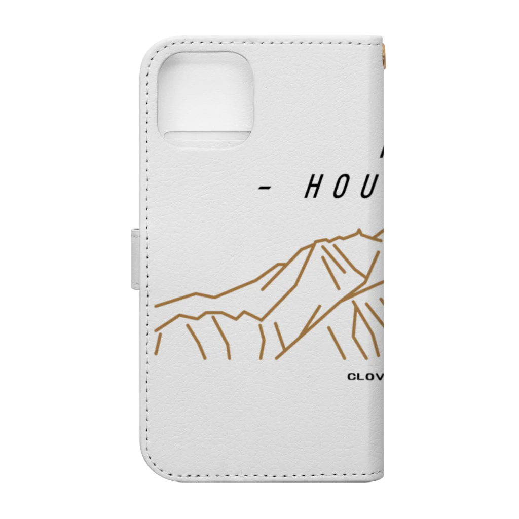 CLOVER🍀EFFECTの鳳凰山 Book-Style Smartphone Case :back