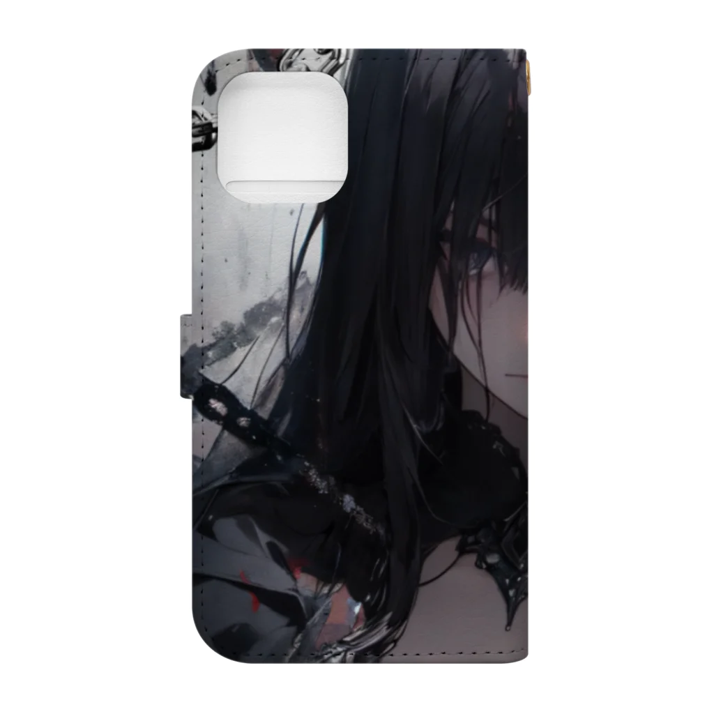 美少女アイテム専門店の美少女【60】 Book-Style Smartphone Case :back