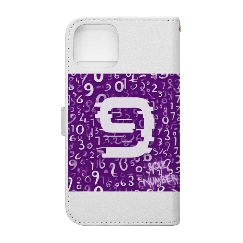 jhajhaのsoul number9 Book-Style Smartphone Case :back