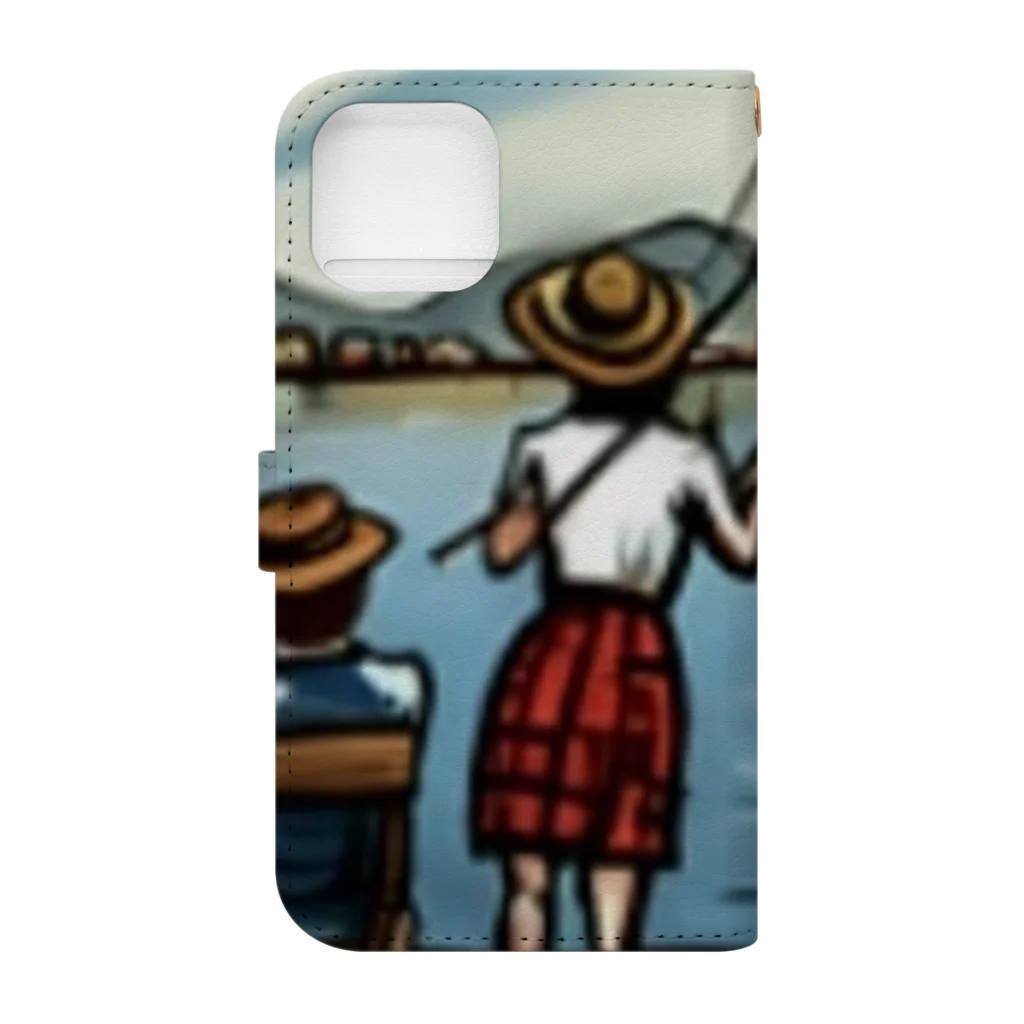 Ppit8の夏の思い出 Book-Style Smartphone Case :back