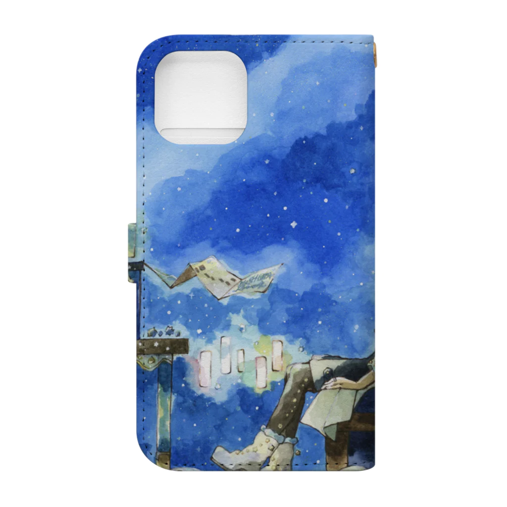 Twilight Walker’s worldのHOSHIUTA Voyage Book-Style Smartphone Case :back