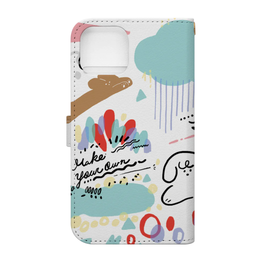 河原奈苗 Nanae KawaharaのLETTER Book-Style Smartphone Case :back