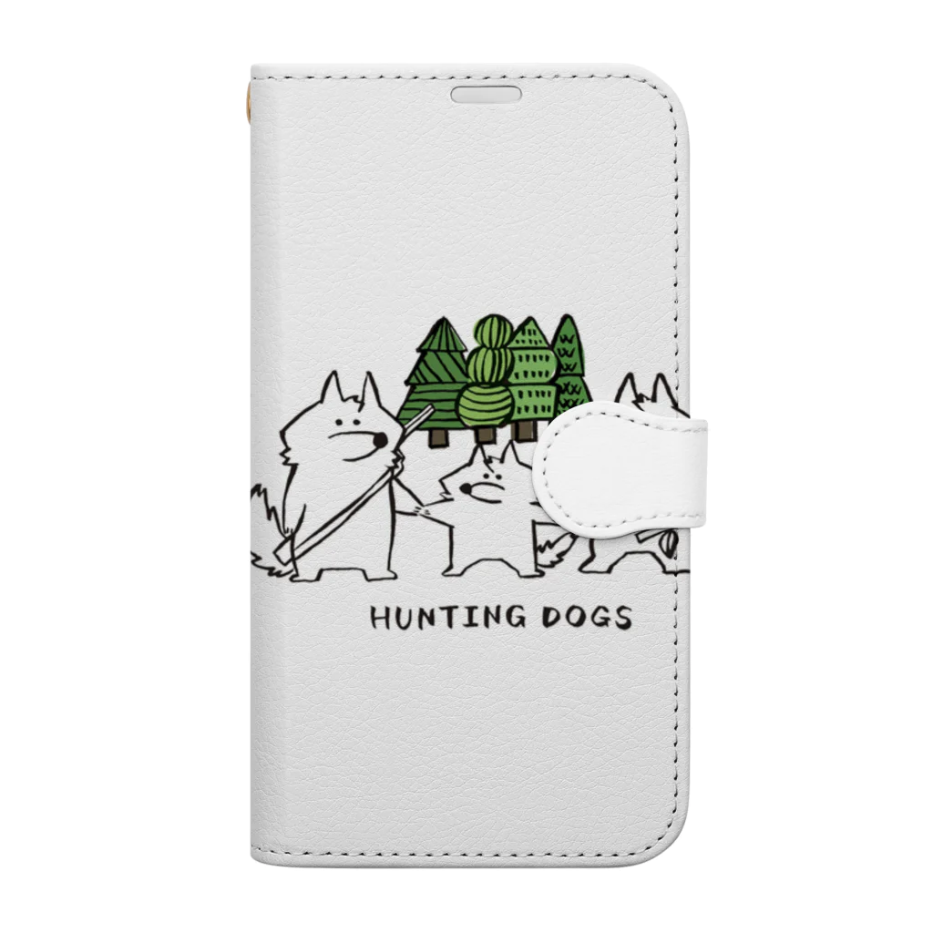 HUNTING DOGSのHUNTING DOGS 手帳型スマホケース