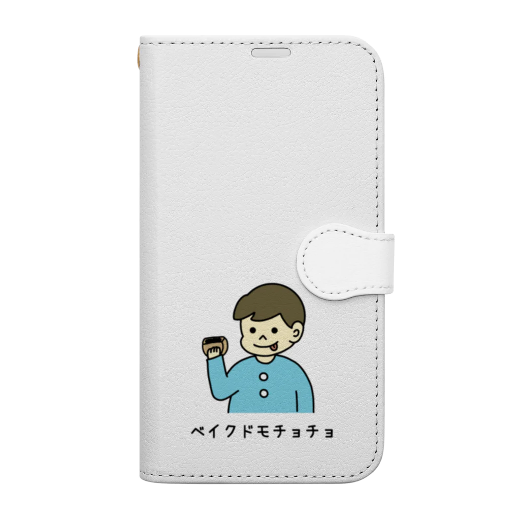 ぺんぎん24のベイクドモチョチョ(カラー) Book-Style Smartphone Case