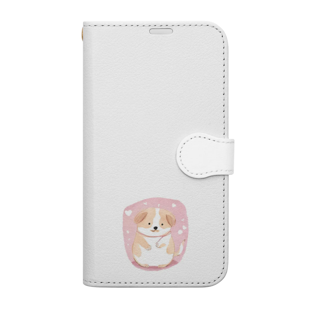 Sweet_moonLaboのSweet Dog Book-Style Smartphone Case