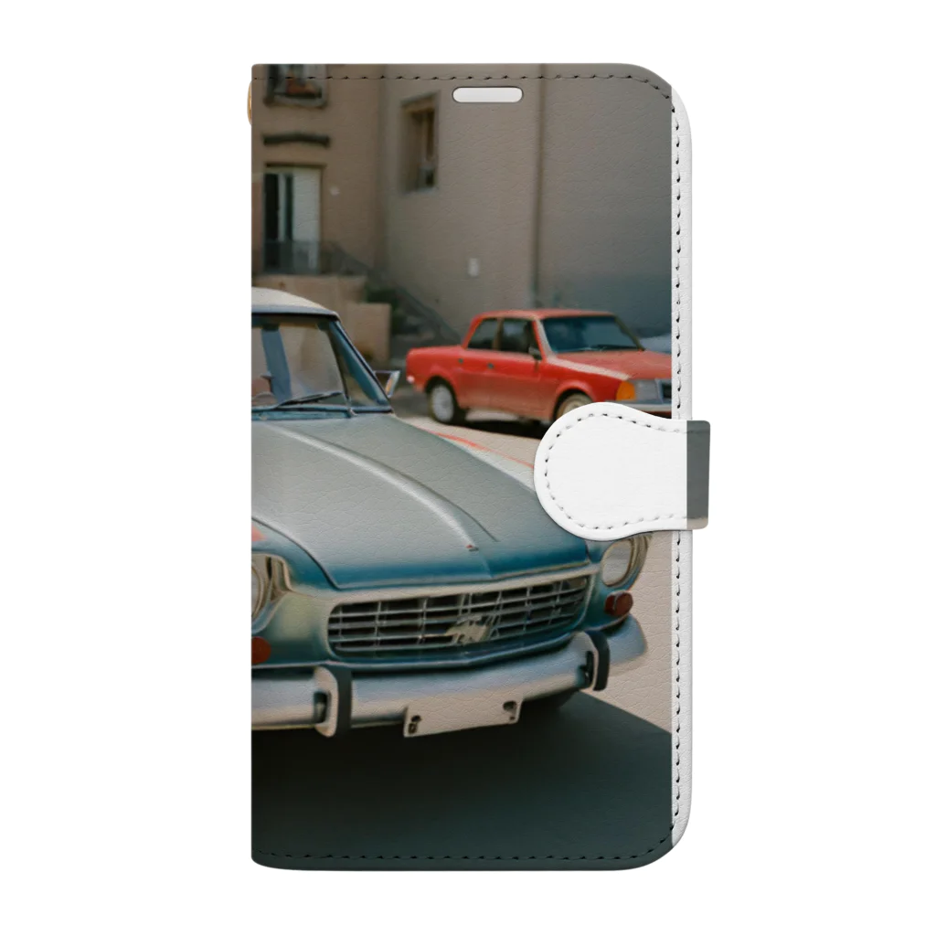 crayon2chanの車　映画 Book-Style Smartphone Case