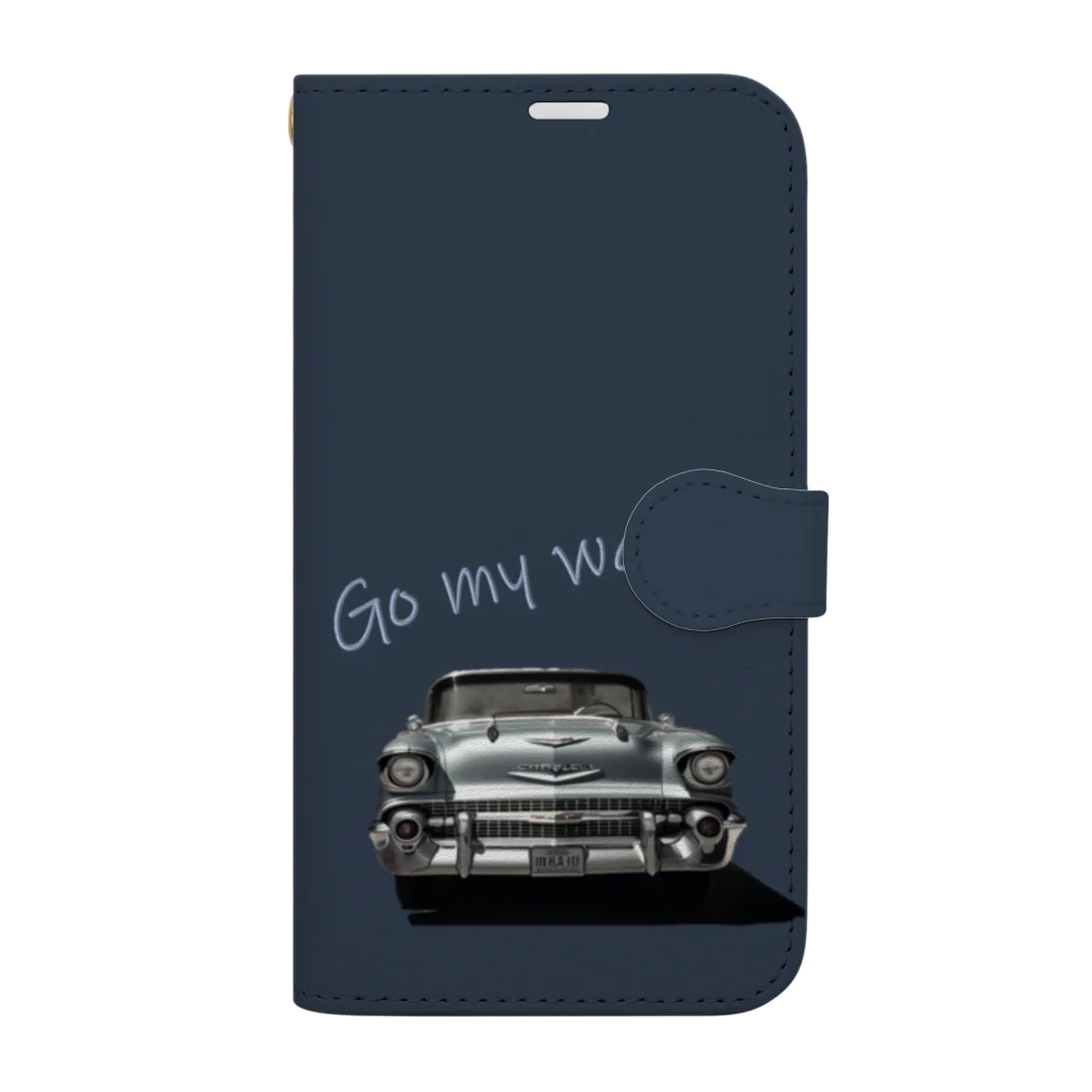 yo-yo-yoのGo my way Book-Style Smartphone Case