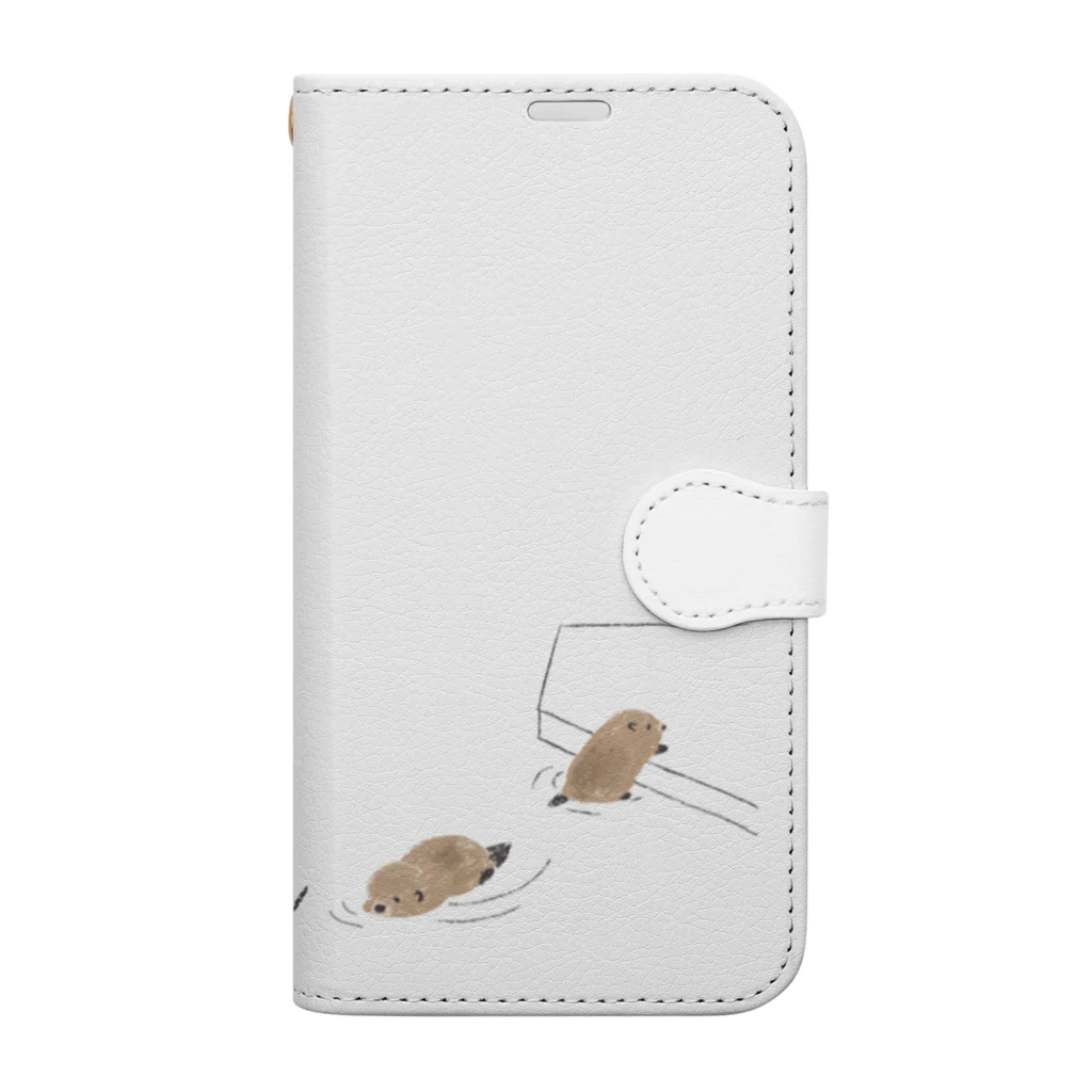 kiki25のビーバー(子ども) Book-Style Smartphone Case