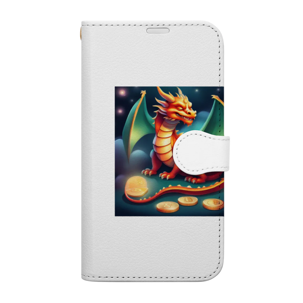 kohapapa1223の龍　金運アップ　干支 Book-Style Smartphone Case