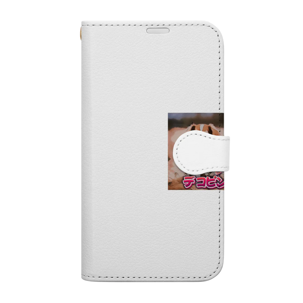 kou_o77のデコピンちゃん Book-Style Smartphone Case