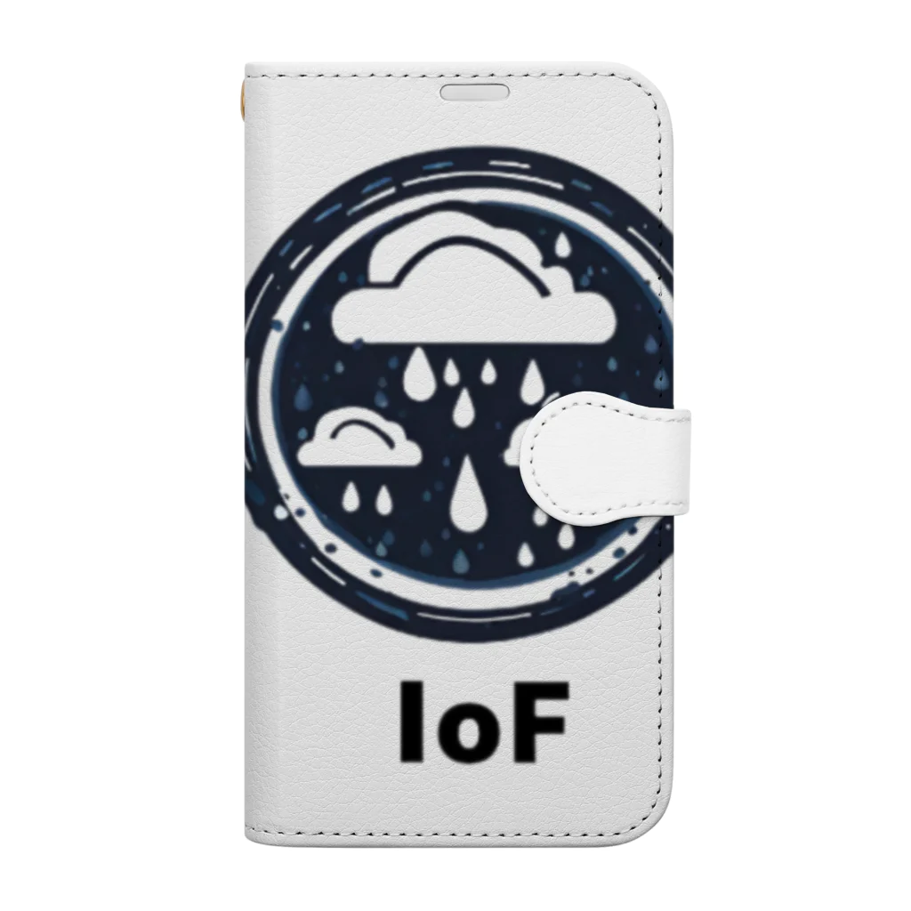 IoF の天雨 手帳型スマホケース