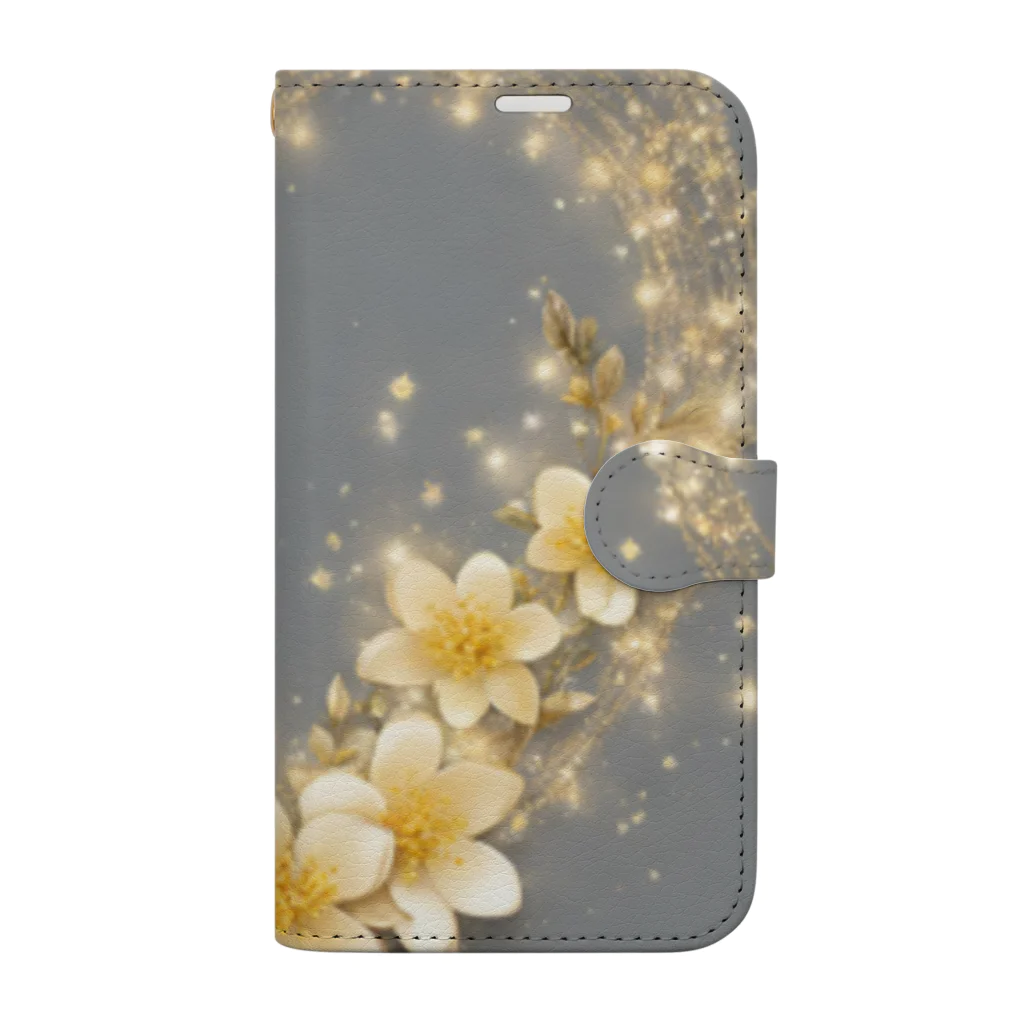 REINA-MAのAurora Petals Book-Style Smartphone Case