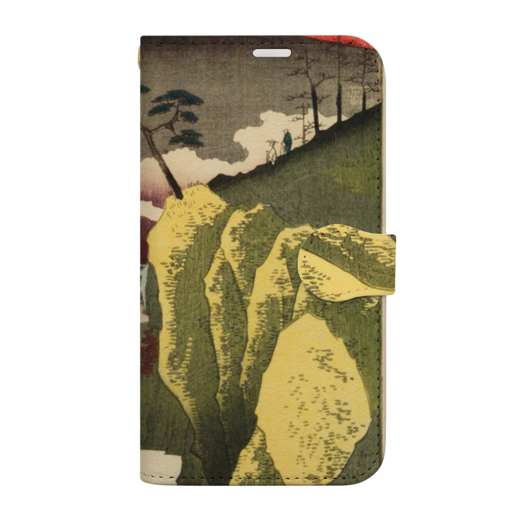 浮世絵屋の広重「冨二三十六景㉜　甲斐犬目峠」歌川広重の浮世絵 Book-Style Smartphone Case