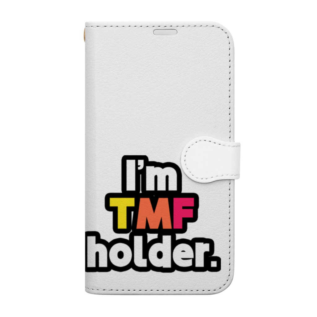 ゆでがえる(非正規こどおじでも底辺セミリタイアできますか?)のI'm TMF holder 手帳型スマホケース