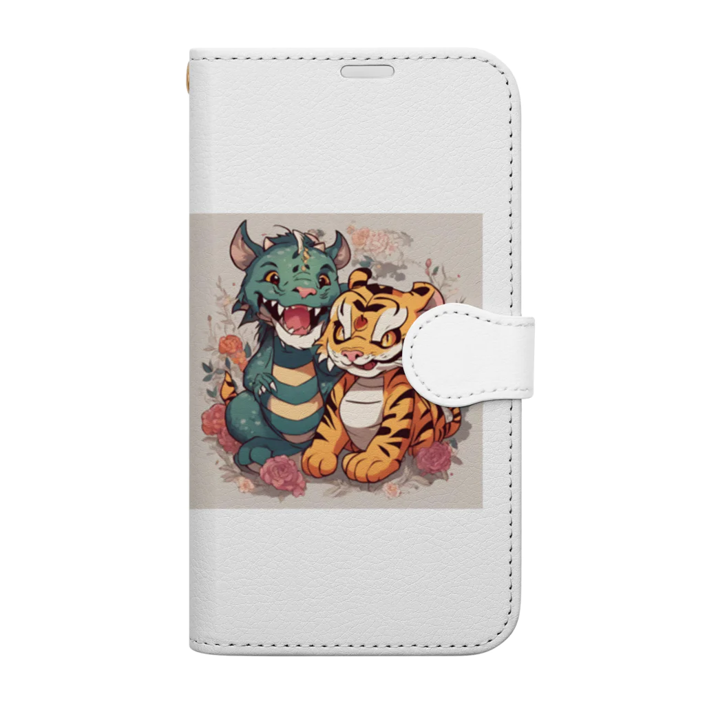 enryuu'sCLUBのPrettywithタイガー＆ドラゴン Book-Style Smartphone Case