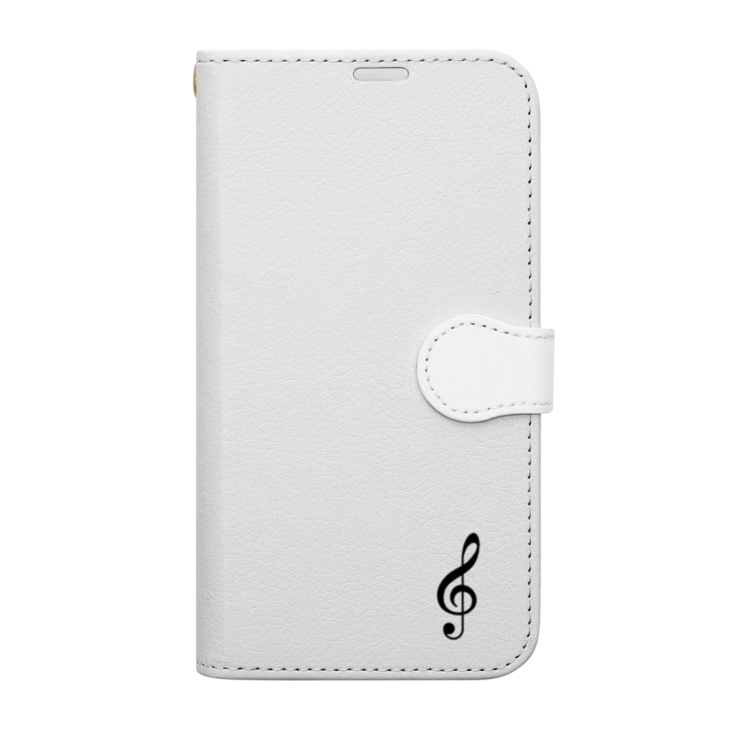 #(シャープ)の音楽シリーズ#1 Book-Style Smartphone Case