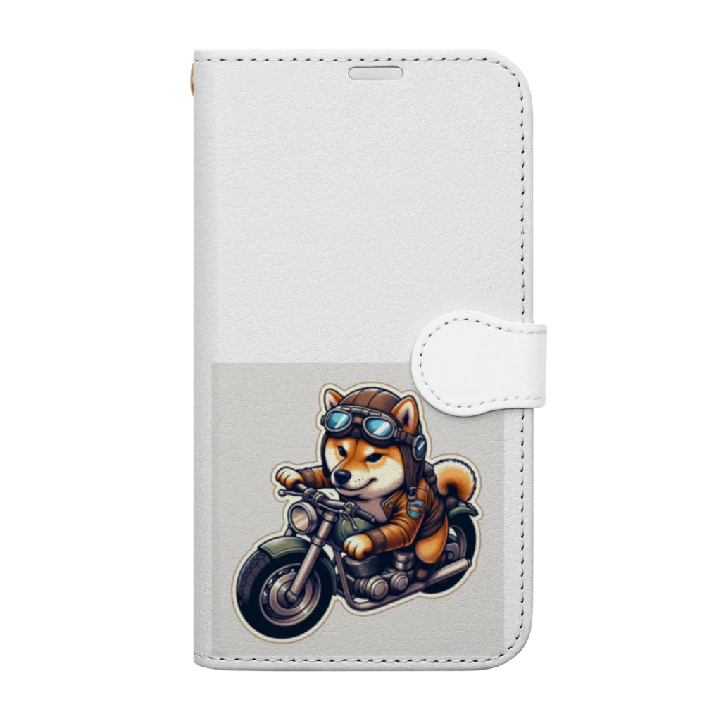 シバライダーロードの柴ライダーロードshiba31 Book-Style Smartphone Case