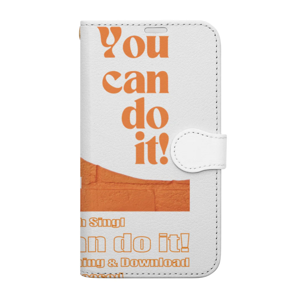 MITSUNORI OFFICIAL SHOPのYou can do it! 手帳型スマホケース