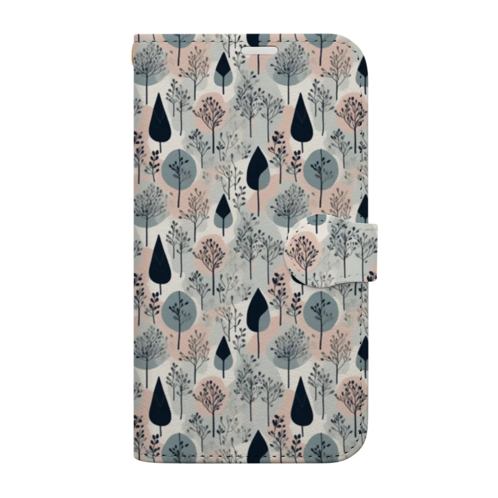 akn_suzuriの北欧柄アイテム Book-Style Smartphone Case