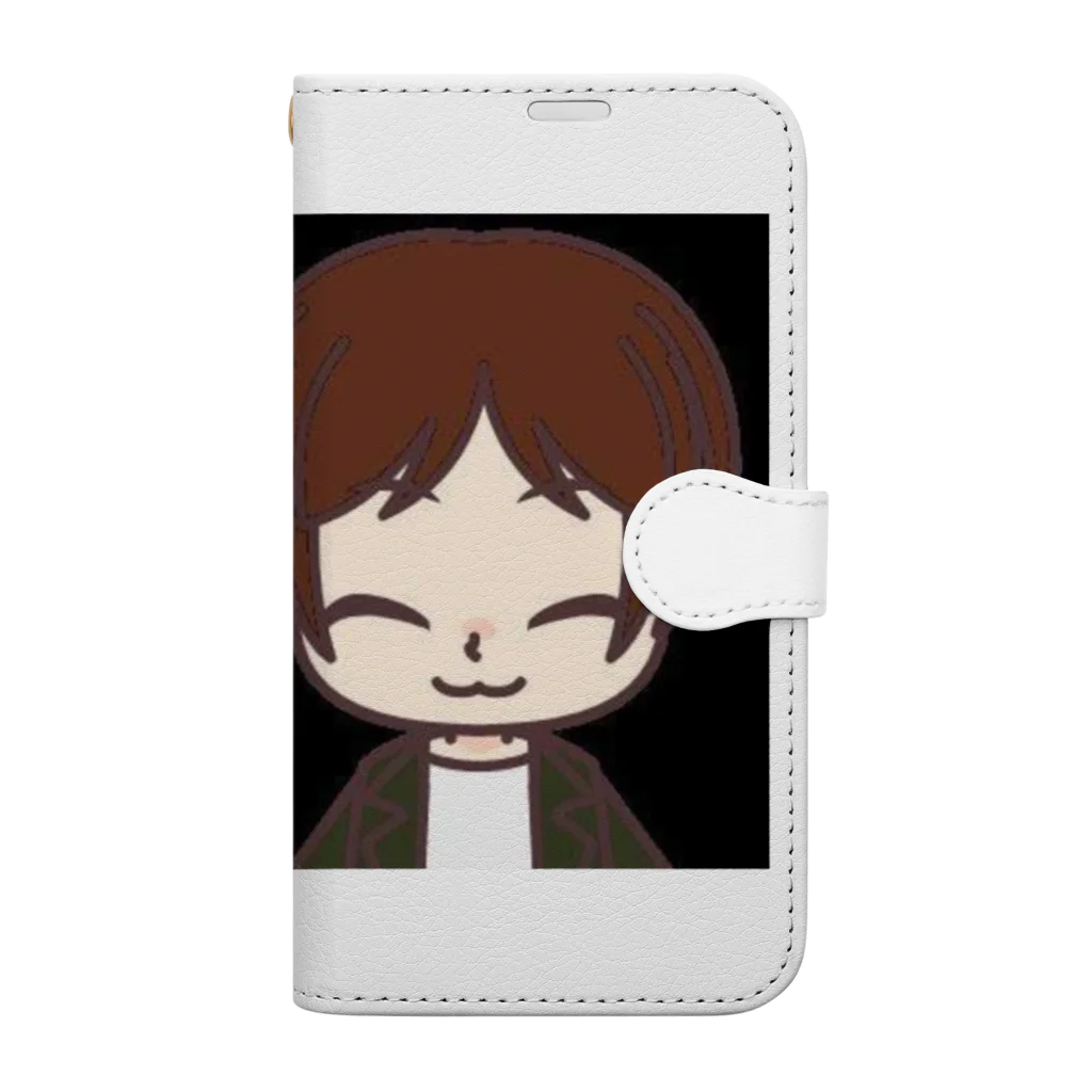 瀧さんショップのおかずちゃん似顔絵アイコン Book-Style Smartphone Case