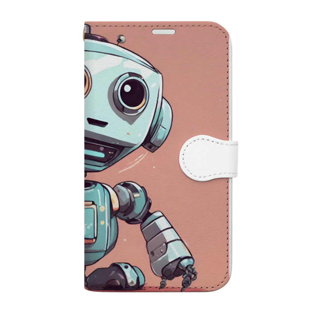 tooru0377のVuittonぽいロボットらしい Book-Style Smartphone Case