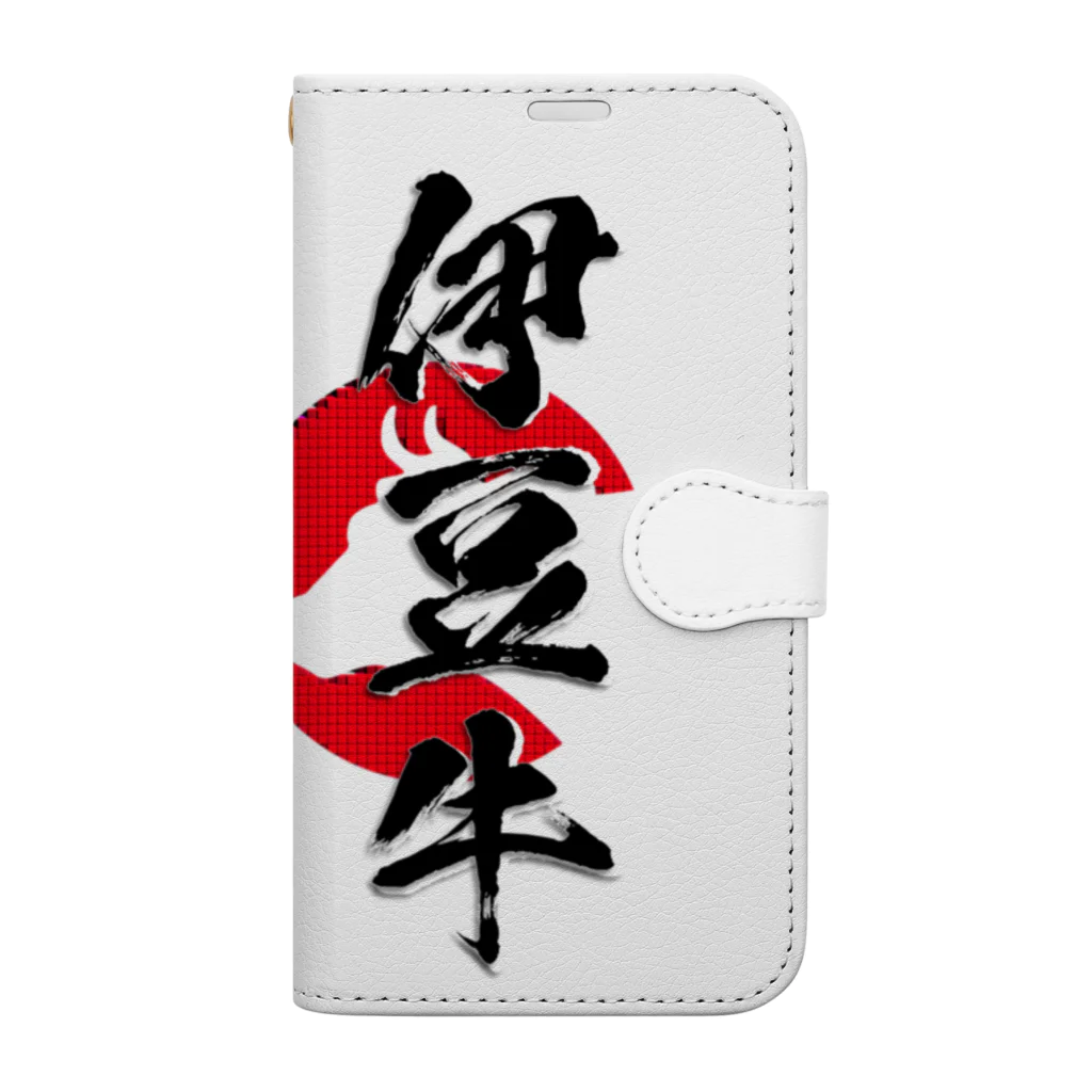 blue-birdの伊豆牛 Book-Style Smartphone Case