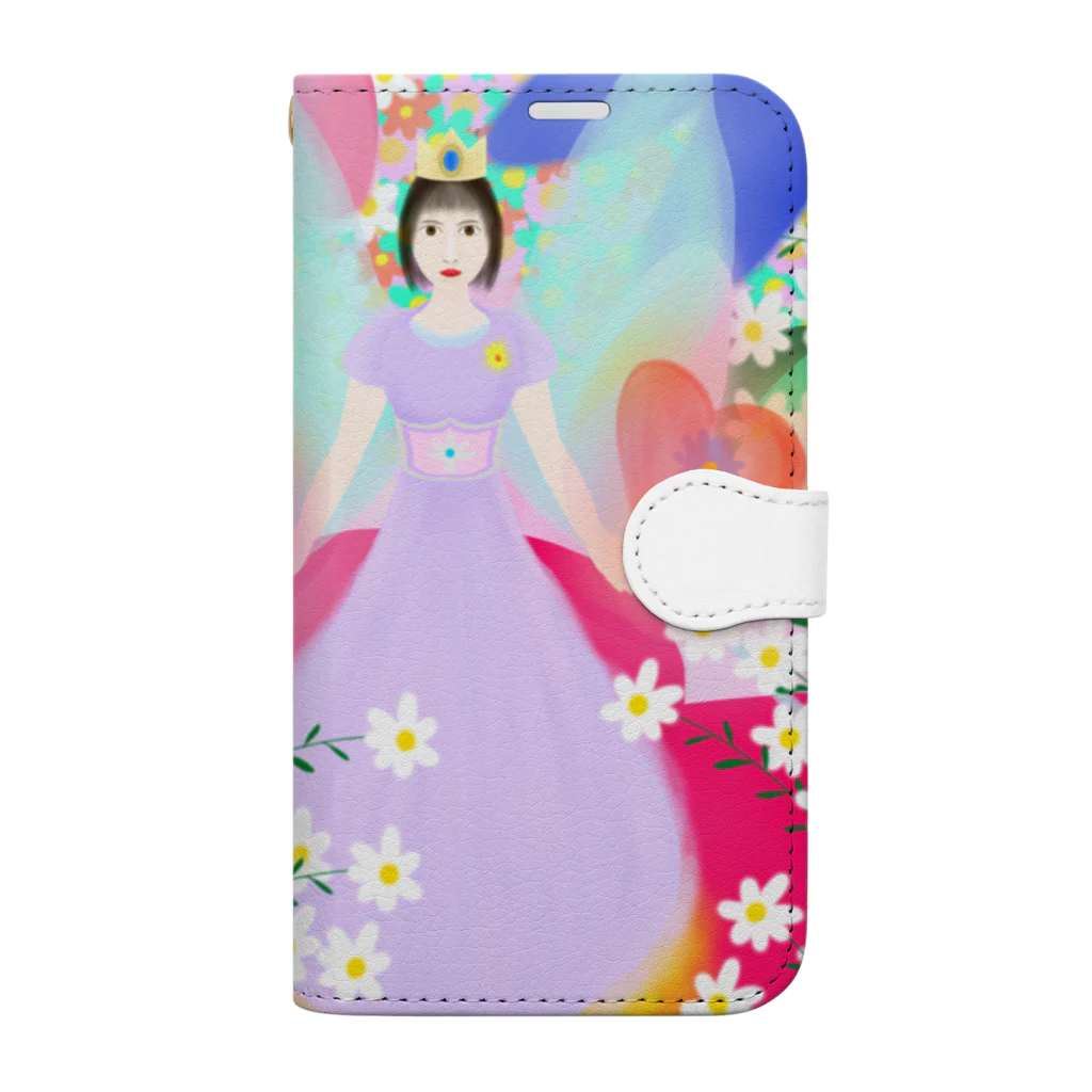 haa-taの花の女王様 Book-Style Smartphone Case