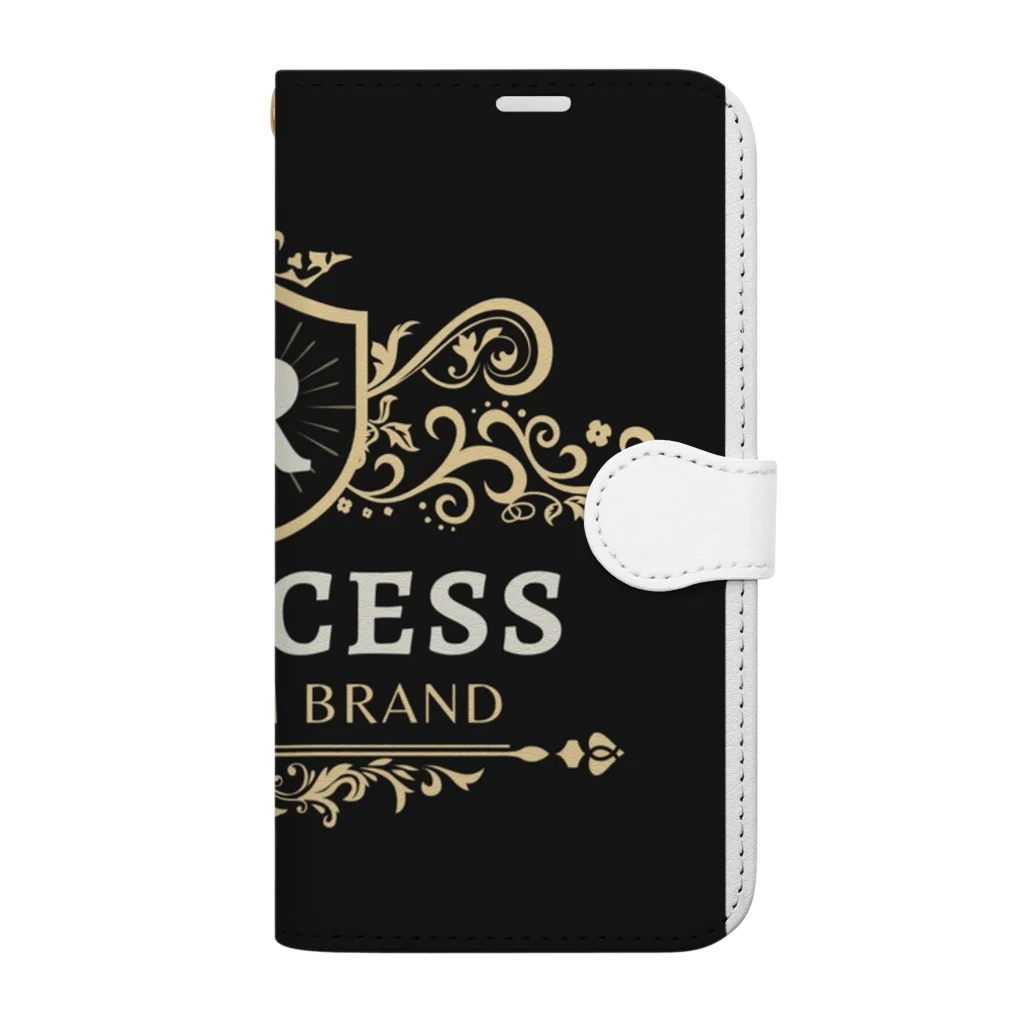 ROYAL Princessのゴージャスロゴブランド Book-Style Smartphone Case