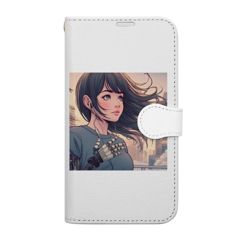 KINOSANのアーテクト少女　奈緒 Book-Style Smartphone Case