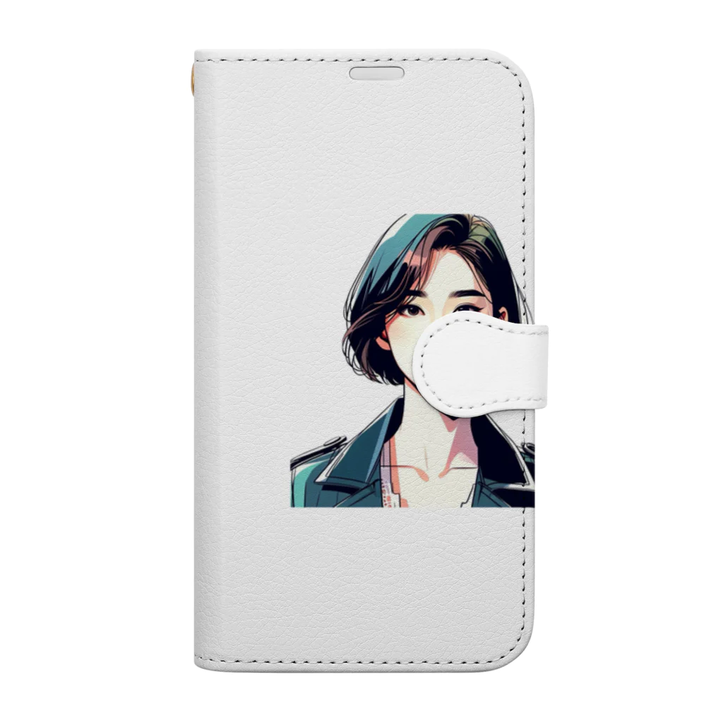 TMJのアジア美人 Book-Style Smartphone Case