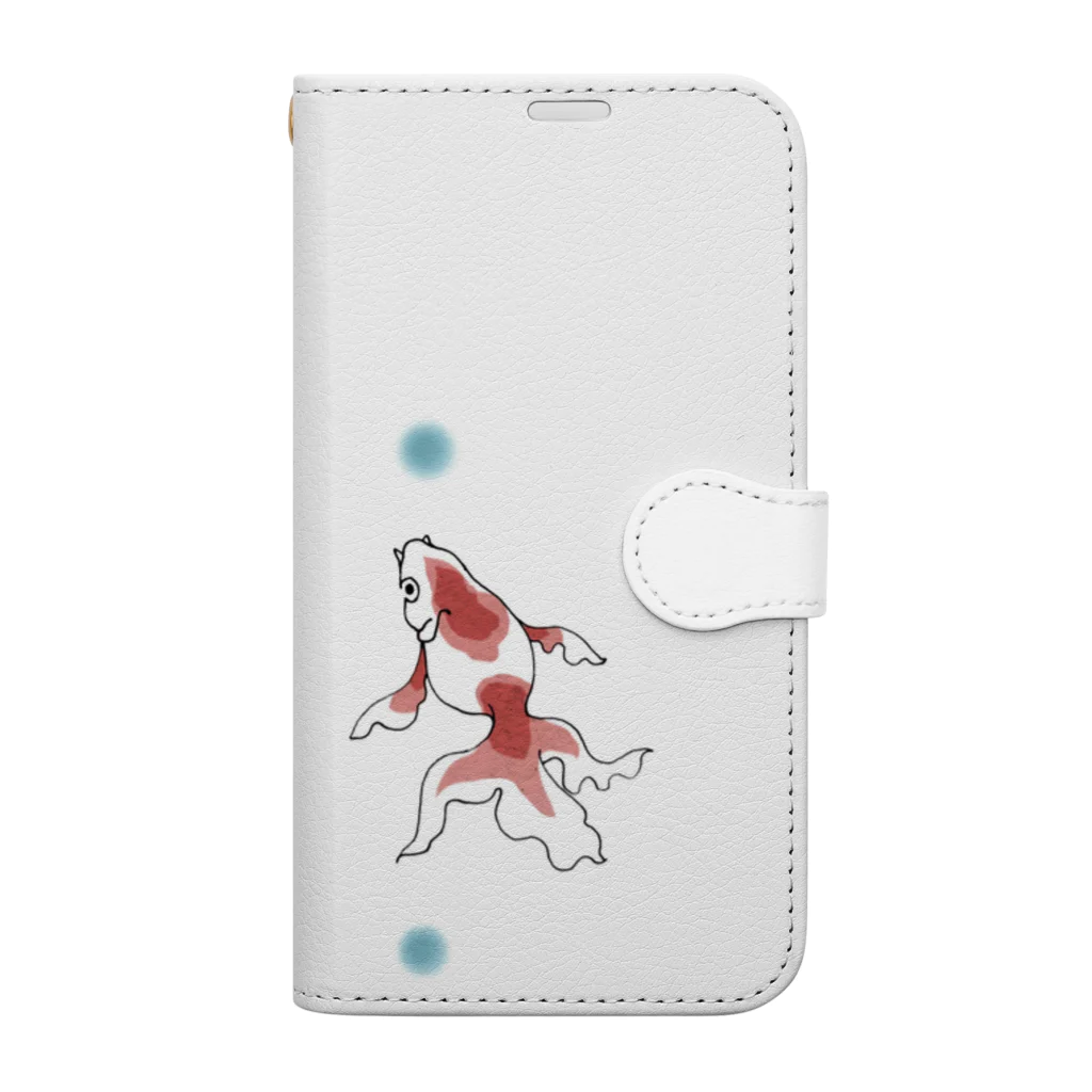 LaFioreの金魚づくし　金魚B Book-Style Smartphone Case