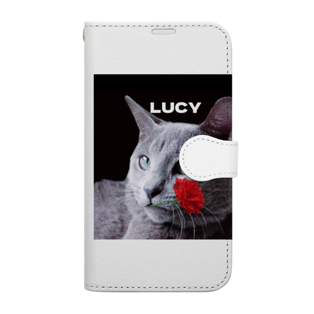 ルーシー公式グッズのLUCY君公式グッズ 手帳型スマホケース