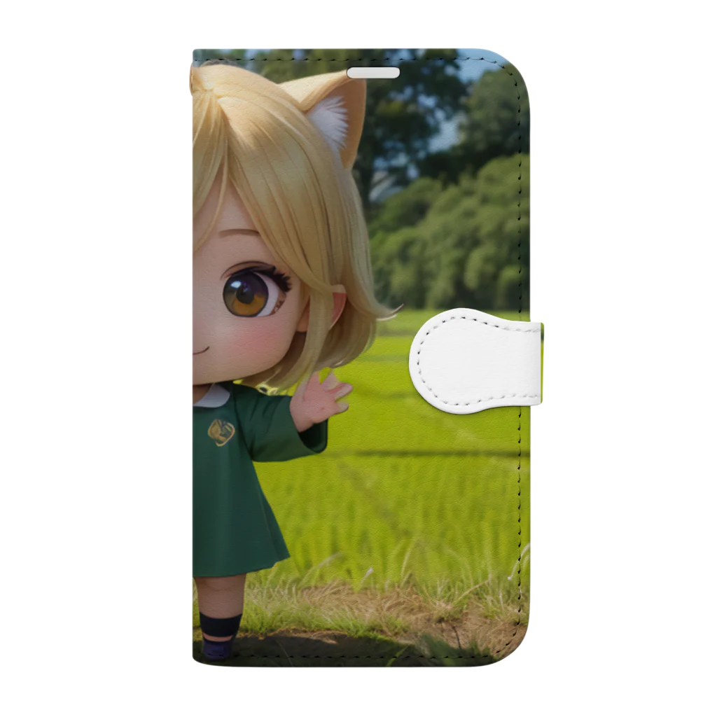 mami_mamieのくーちゃん Book-Style Smartphone Case