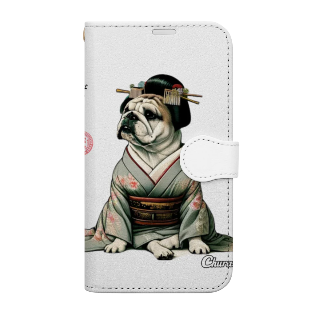 CHURATHEのJapawan-zerumaru Book-Style Smartphone Case