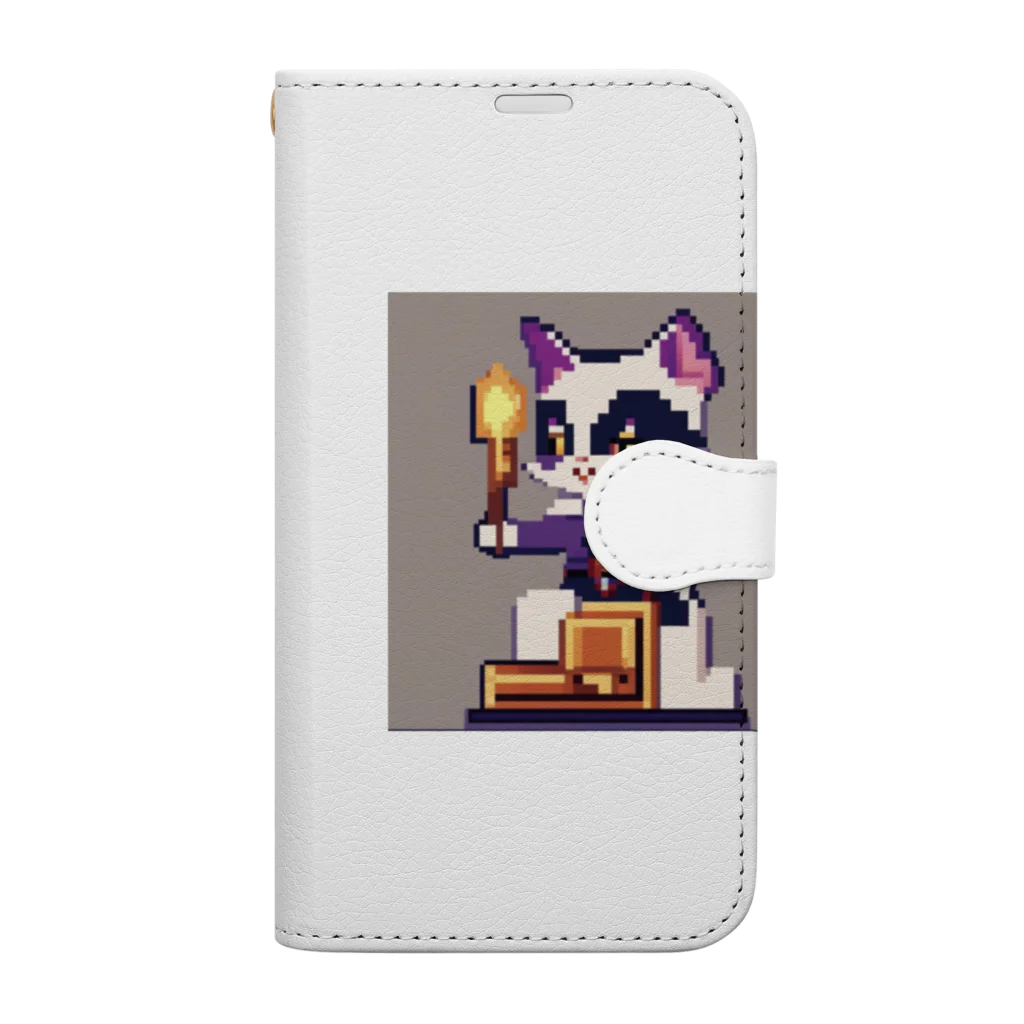 yuto5476のマジックをする猫 Book-Style Smartphone Case