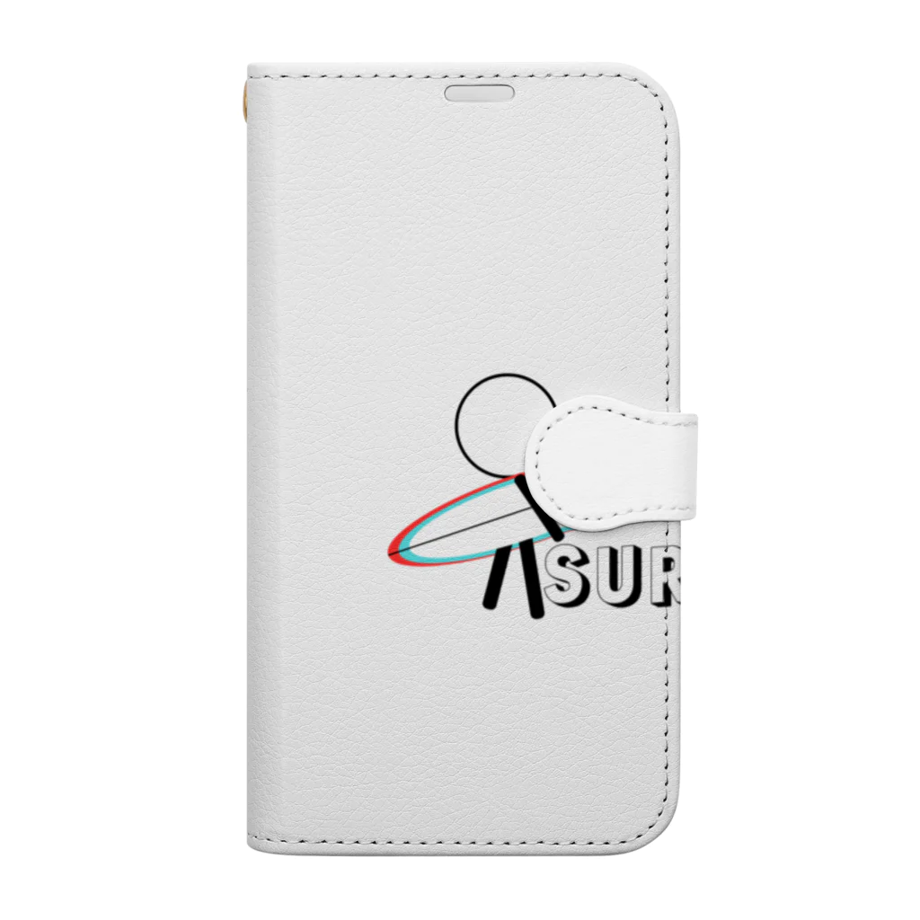 KaiKauWeLa_jiruのサーファー Book-Style Smartphone Case