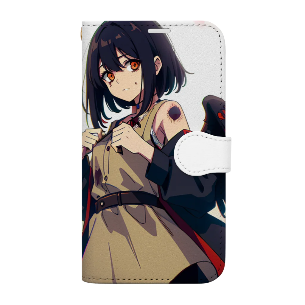 ほっこりアニメマートのゾンビィ～9 Book-Style Smartphone Case