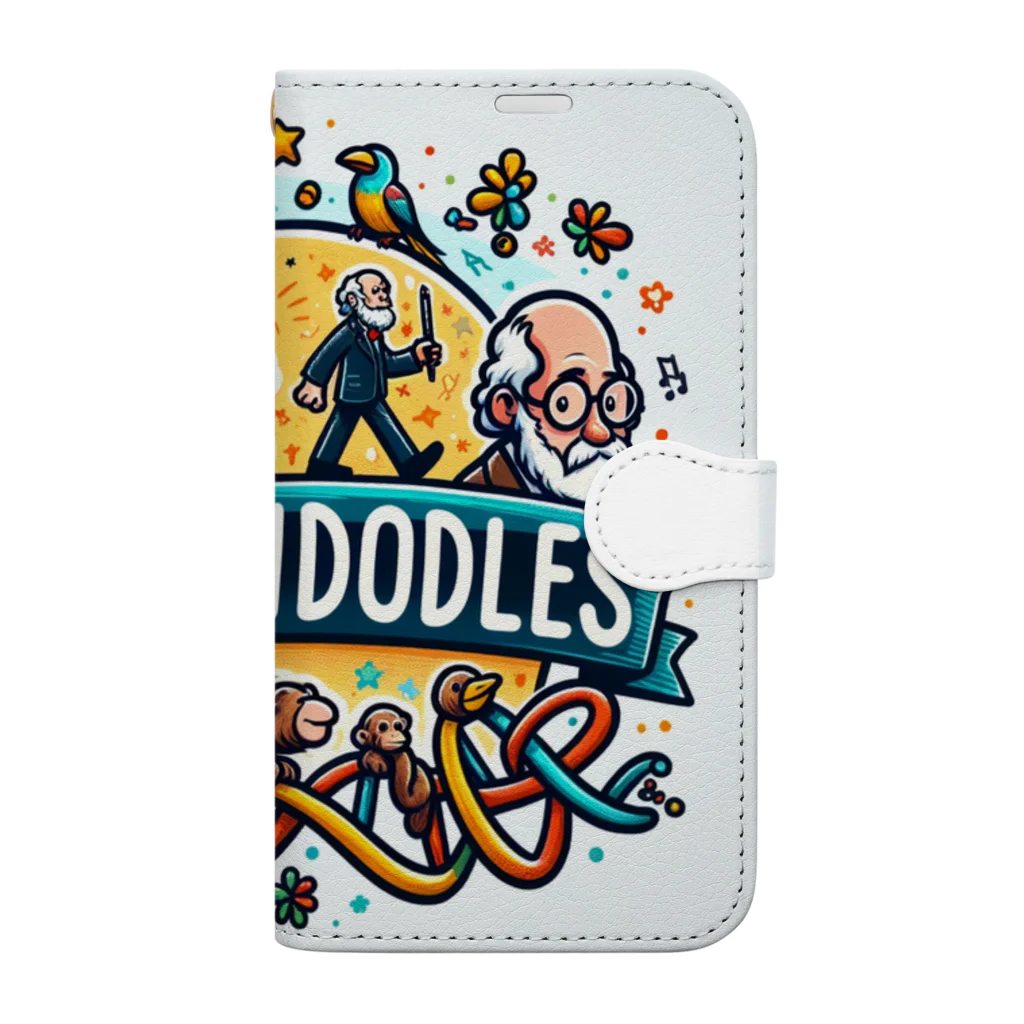 DarwinDoodlesのDarwinDoodles Book-Style Smartphone Case