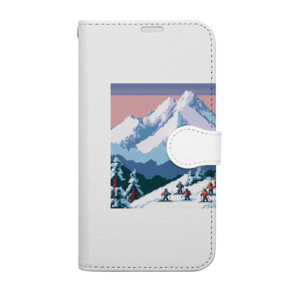 natori924のwinter sports Book-Style Smartphone Case